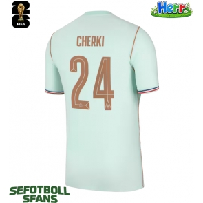 Frankrike Rayan Cherki #24 Bortatröja VM 2026 Kortärmad